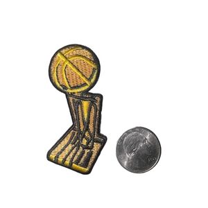 NBA Finals Trophy Embroidered Iron Patch Vintage 2000s